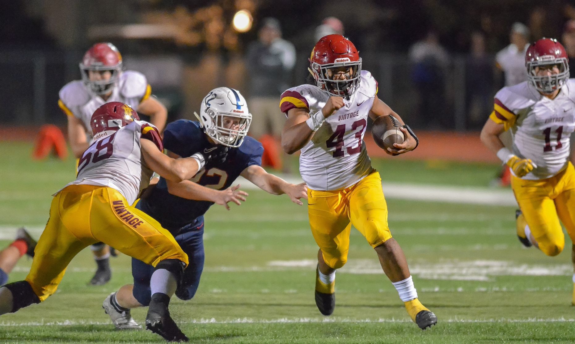 Vintage at Justin-Siena football